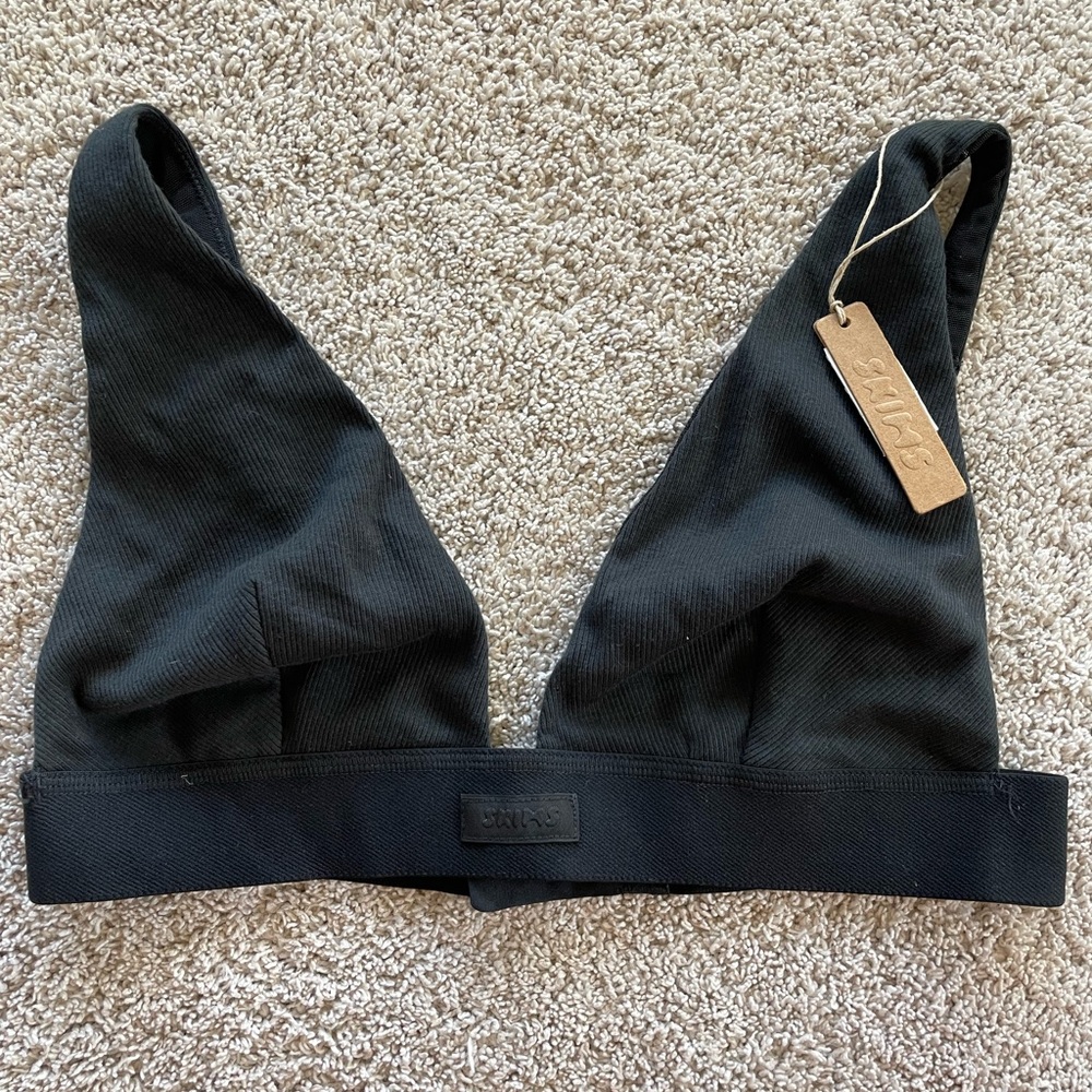 SKIMS Black Triangle Bralette